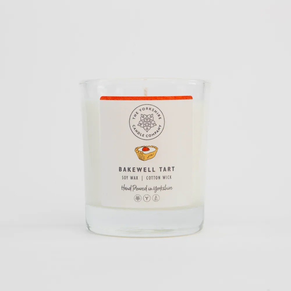 bakewell tart glass tumbler