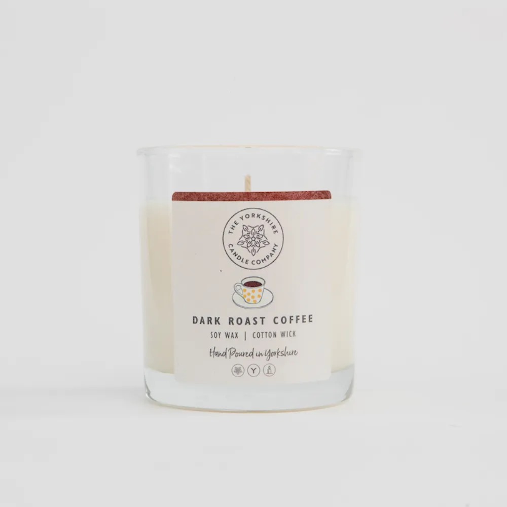 dark roast coffee glass tumbler