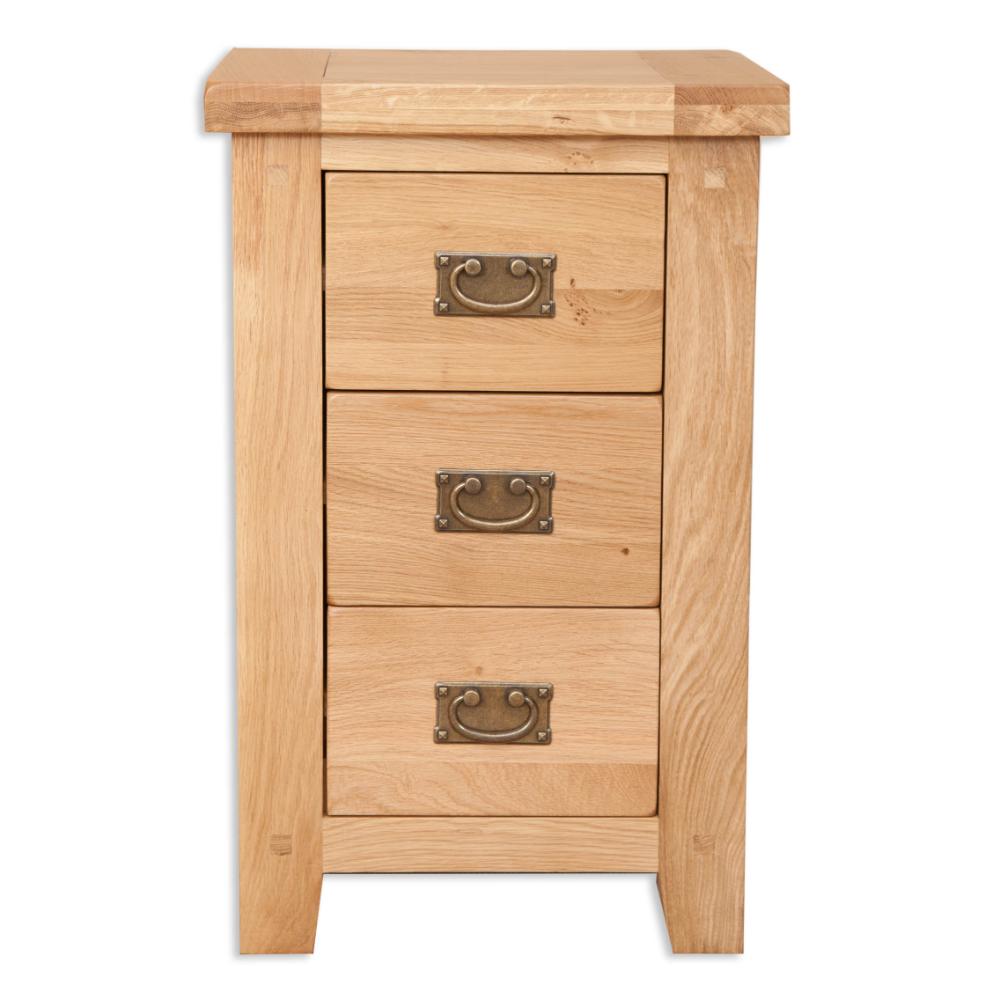 natural oak bedside cabinet