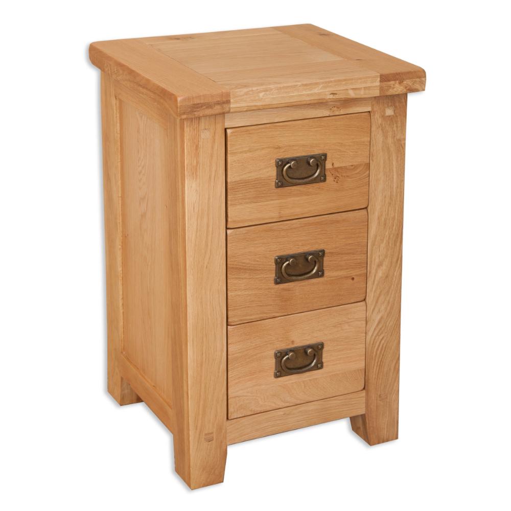 natural oak bedside cabinet